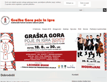 Tablet Screenshot of festival-gg.si